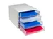 Ladenblok Ecobox 4 Laden Grijs A4+