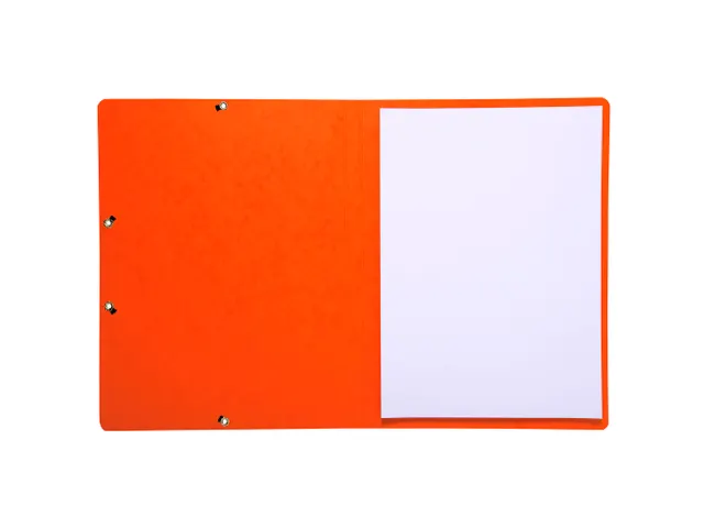 Elastomap zonder klep glanskarton 355gm² A4 Oranje