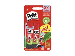 Lijmstift Pritt Stick Original 22gr blister à 1 + 1 stuk gratis Promo