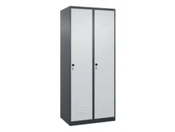 locker voor scheiding van kleding,HxBxD 1850x800x500mm,2vak