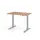Elektrisch in hgte vst. zit-sta-bureau,HxBxD 700-1200x1200x800mm