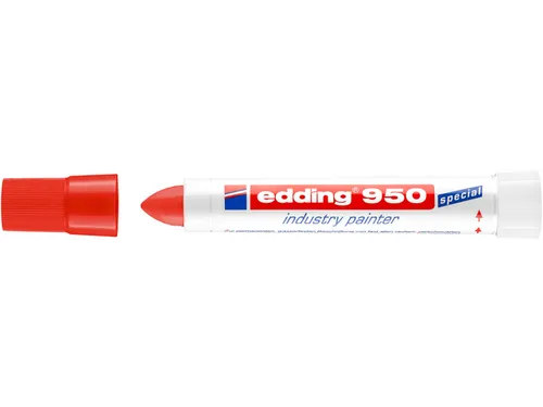 Viltstift edding 950 pastamarker industry rond 10mm rood
