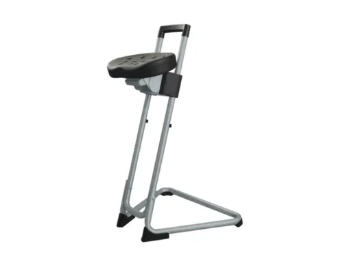 Esd Stahulp H 600-850mm Glijders Grijs Zwart PU