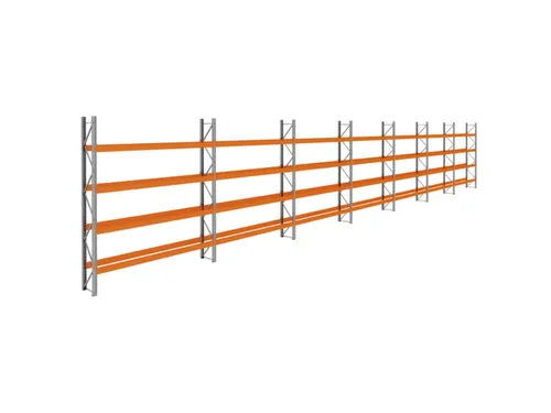 palletstelling,basis+6xaanbouw,HxBxD 4620x26000x750mm,vakl. 3400kg