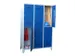 dubbeldekse locker,HxBxD 1850x1200x500mm,3x2vak.,RAL7035,front RAL5010