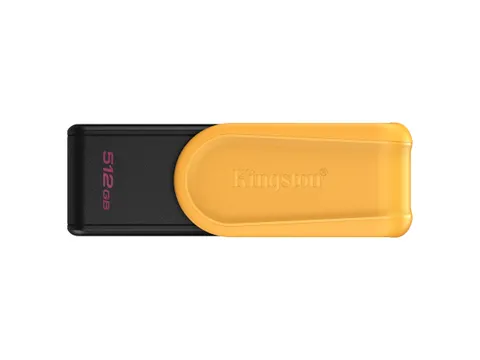 512GB Portable USB 3.2 Gen 1 DataTraveler Exodia S (Black/Yellow)