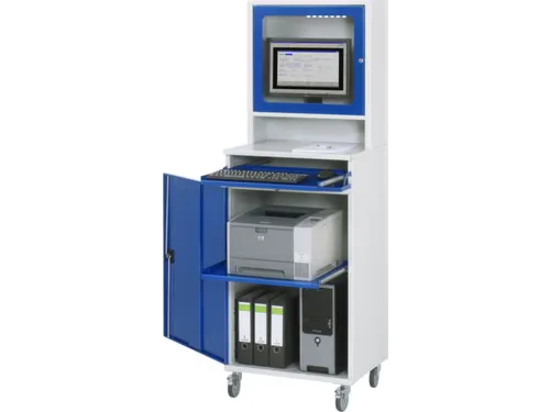 Computerkast 1895x 650x 520mm Verrijdbaar Uittreklade Voor Toetsenbord