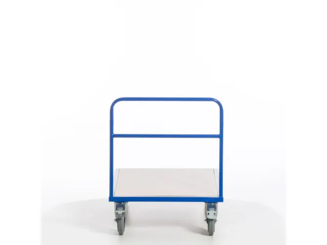 chariot avec barre de poussée force 500kg plateau Lxl 1200x800mm