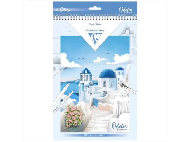 Kleurboek Clairefontaine Odelia A4 Steden