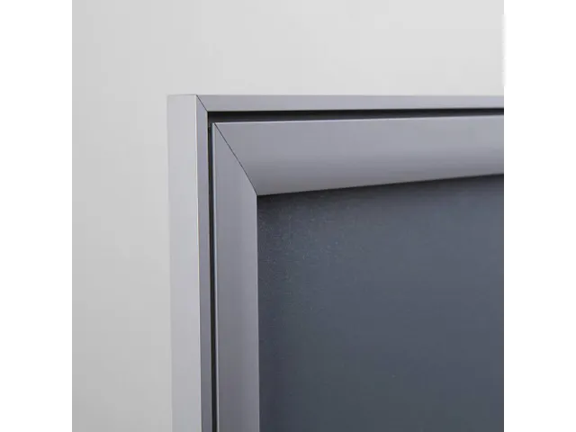 Design Kliklijst Compasso A0 Rechte Hoeken 37mm Zilver