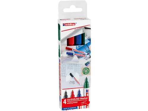 Cd marker edding 8400 rond assorti 0.5-1.0mm etui à 4st