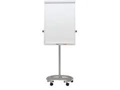 Verrijdbare Flipover MAULoffice Ronde Voet Zilver