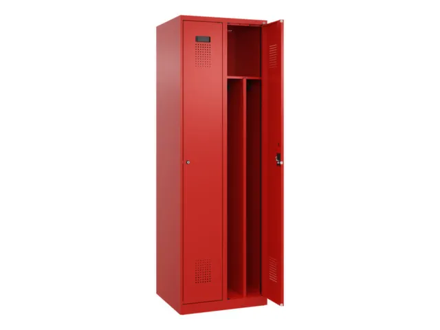 locker voor scheiding van kleding,HxBxD 1850x600x500mm,2vak