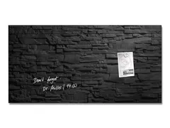 Glasmagneetbord Sigel Artverum 910x460x15mm leisteen
