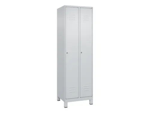 locker,HxBxD 1950x600x500mm,2vak,vak B 300mm,cil.-slot,voeten
