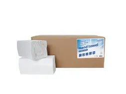 Handdoek Cleaninq Z-vouw 2-laags 22x22.5cm Wit 20x200 stuks
