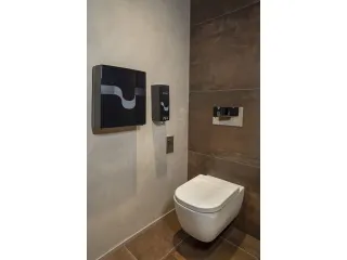 Toiletpapier dispenser Celtex Maxi Jumbo zwart - 4