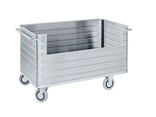 aluminium bakwagen,laadvl. LxB 1500x900mm,945l,HxLxB 980x1650x950mm - 1