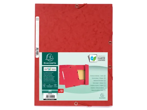 Elastomap Nature Future A4, 400 g/m², rood karton
