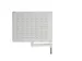 geperforeerde/sleufplaat,v. montagetafel,HxBxD 500x600x40mm,draaibaar
