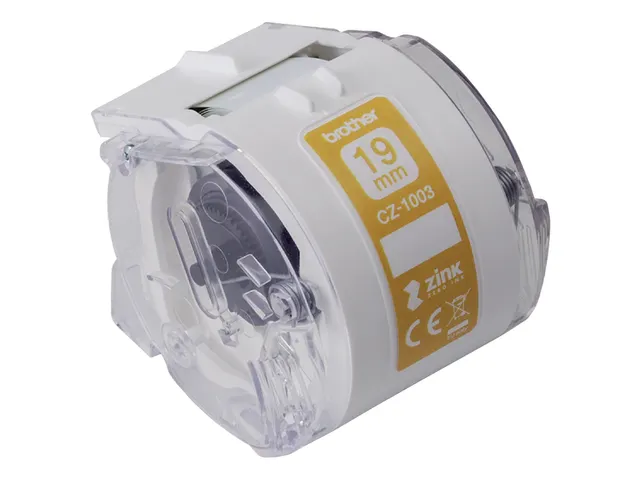 Labeletiket Brother CZ-1003 19mmX5m kleur opdruk