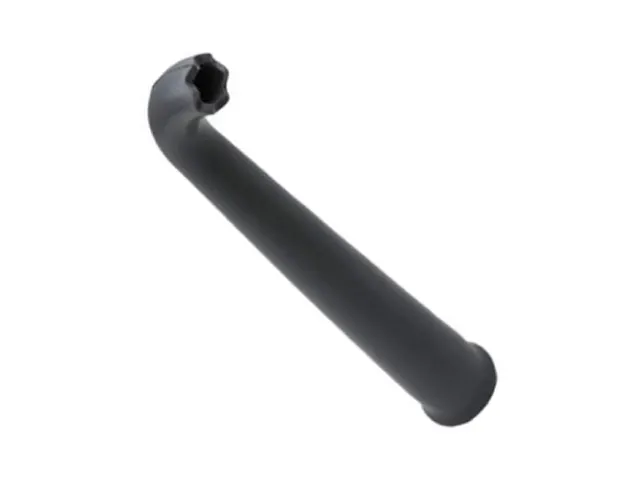 Haakse Rubber Tuit 32Mm. 24 Cm.