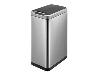 Stijlvolle Afvalbak Phantom Sensor Bin 30 Liter Mat Rvs Zwart - 1