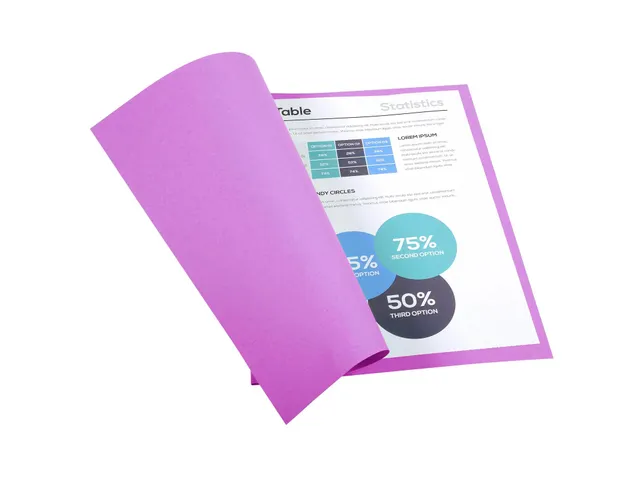 100 dossiermappen FOREVER 250 100%gerecycleerd 24x32cm Lila