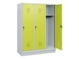 schoollocker,HxBxD 1630x1200x500mm,3vak,vak B 400mm,draaigrendel