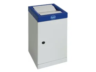 afvalbak,niet-brandbaar,30l,HxBxD 600x300x300mm,binnenbak staal - 1