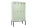 locker voor scheiding van kleding,HxBxD 2120x1200x500mm,4vak