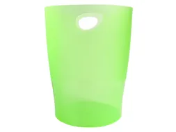 ECOBIN Papiermand 15 L appelgroen transp.