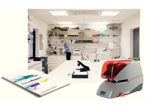 Rapid contactloze elektrische nietmachine 5080E zilver/oranje