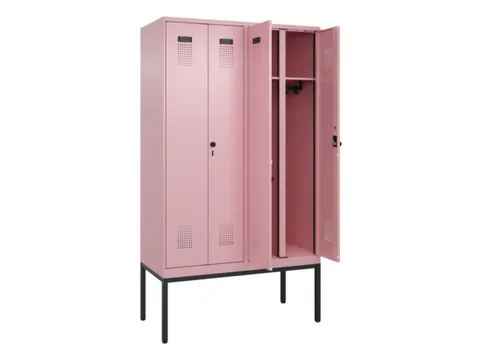 locker voor scheiding van kleding,HxBxD 2120x1200x500mm,4vak