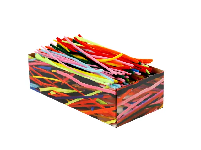 Chenilledraad Creativ Company 30cm dikte 4, 6, 9mm 700 stuks assorti