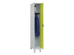 locker,HxBxD 1950x300x500mm,1vak,vak B 300mm,draaigrendel,voeten