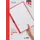 Klemmap Quantore A4 3mm rood