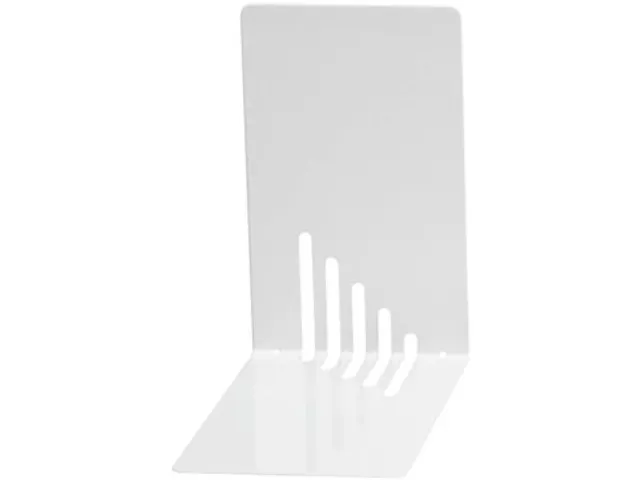 Boekensteun Uit Staal Wit2 Stuks