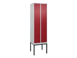 locker voor scheiding van kleding,HxBxD 2120x600x500mm,2vak