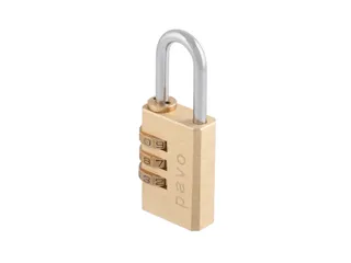 Hangslot Pavo Messing met cijferslot 30x41x13mm - 2