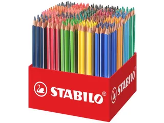 Kleurpotlood STABILO 203 Trio dik 300st assorti - 1