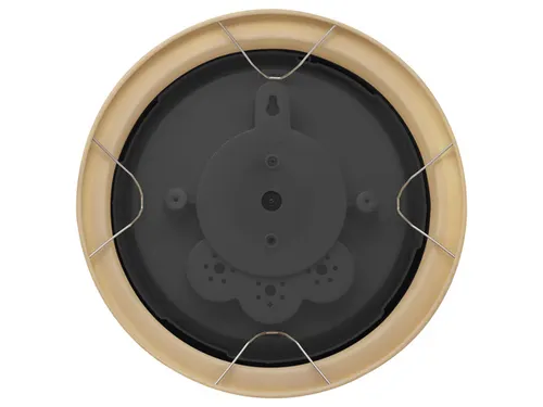 Buiten Barometer - Ø22CM - Metaal - Bruin "Orchid"