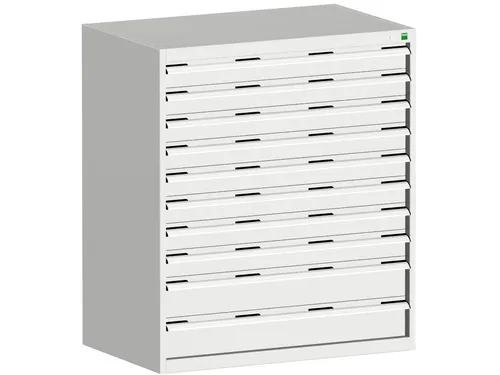 ladekast HxBxD 1200x1050x650mm 10laden zware lasten RAL7035