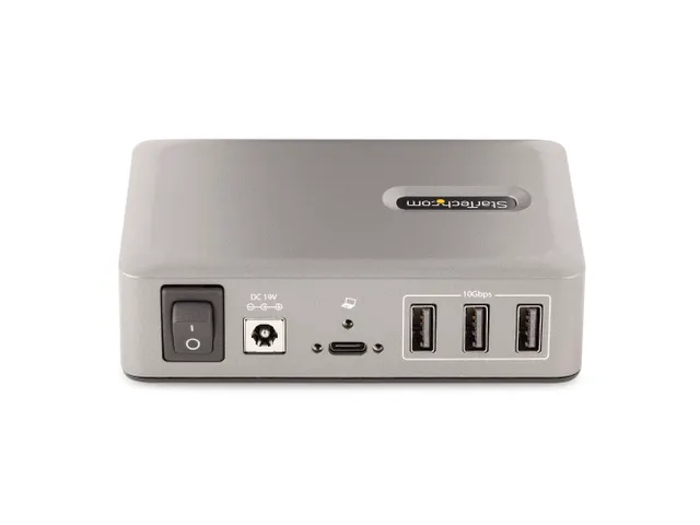 10-poorts USB-C hub desktop USB hub met 8x USB-A en 2x USB-C