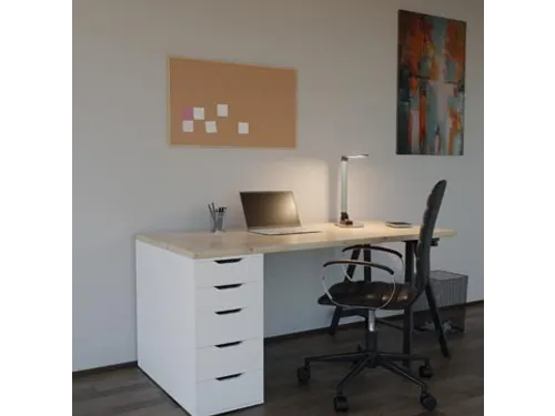 bureaulamp Breeze, LED-lamp, zilver