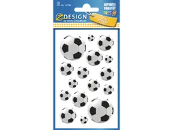 papieretiket Z-design Kids pakje a 3 vel voetbal