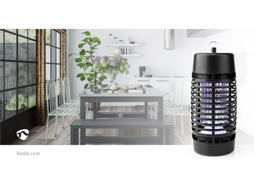 Insectenlamp Nedis electrisch 30watt 30M2 zwart