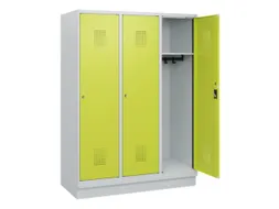 schoollocker,HxBxD 1630x1200x500mm,3vak,vak B 400mm,cil.-slot,sokkel