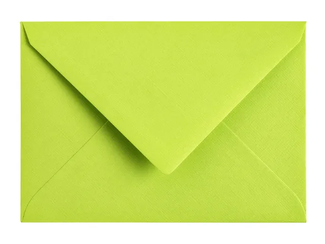 Envelop Papicolor C6 114x162mm Appelgroen gegomd