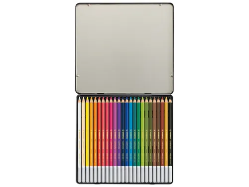 Kleurpotloden STABILO CarbOthello kalkpastel assorti blik à 24 stuks